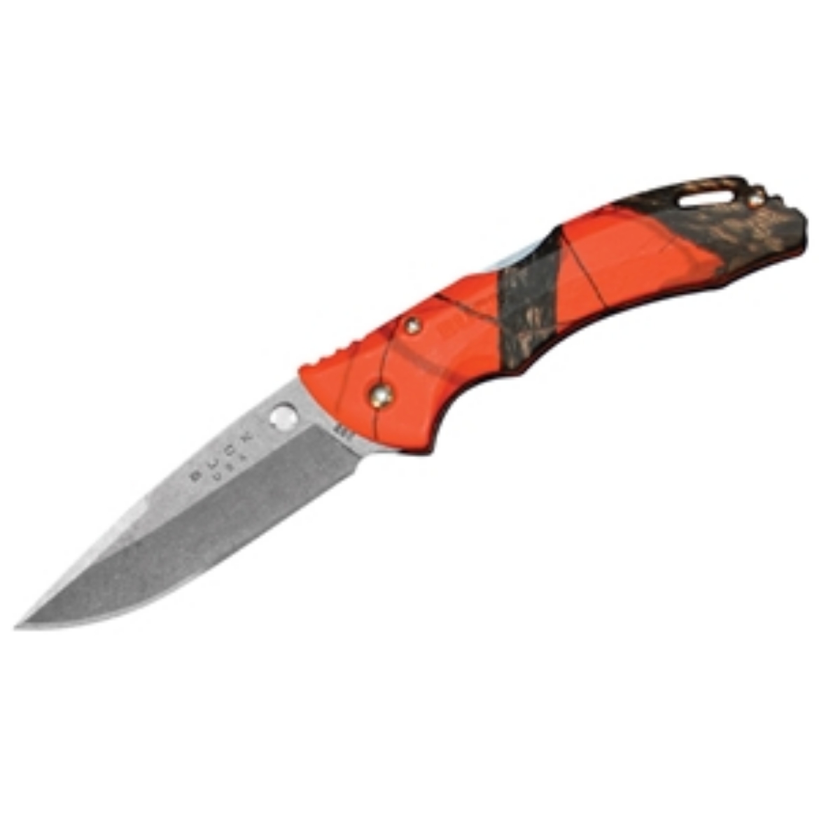 Picture of BUCK BANTAM, MOSSY OAK BLAZE ORANGE CAMO 7cm BLADE  CAT#3893