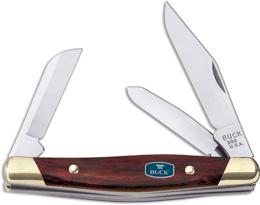 Picture of BUCK CADET 3-1/4" 3 BLADE GRANADILLO HANDLE