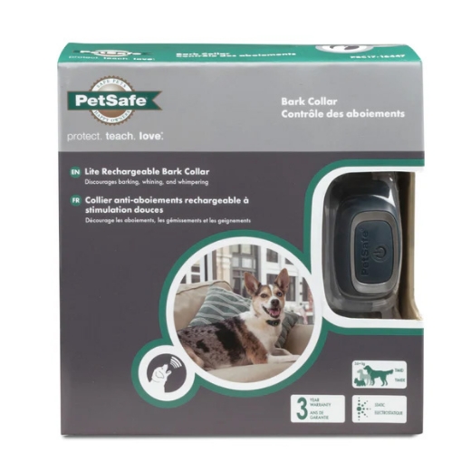 Picture of NO BARK COLLAR, LITE RECHARGEABLE STATIC,  PETSAFE- PBC17-16447