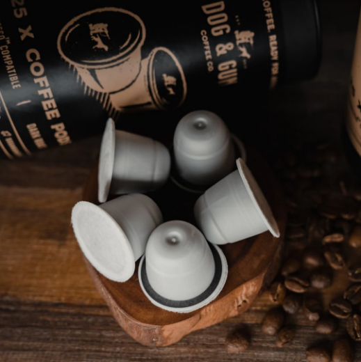 Picture of DOG & GUN COFFEE PODS 25 PACKS DARK ROAST