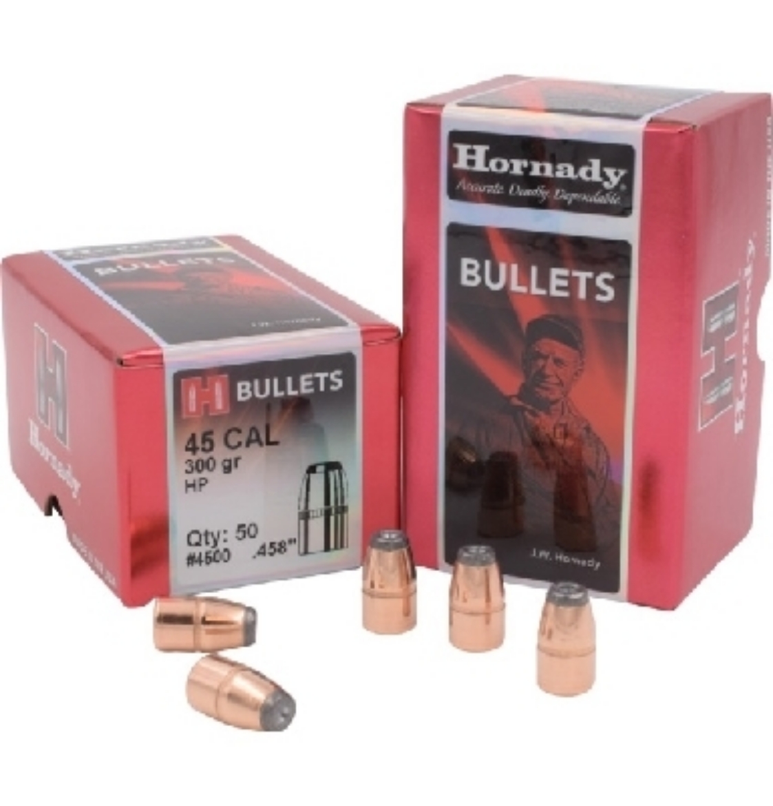 Picture of .458 45CAL 300grn HP INTERLOCK PROJECTILES  HORNADY