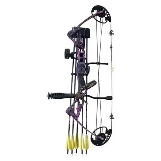 Picture of VULTURE  DELUXE 25-45LB COMPOUND BOW RH PACKAGE, INCLUDES RELEASE AID, BAG + ARROWS PINK 5324  (2018)