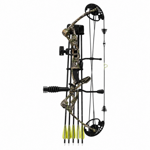Picture of VULTURE  DELUXE 45- 65LB COMPOUND BOW RH PACKAGE, INCLUDES RELEASE AID, BAG + ARROWS 5322 CAMO