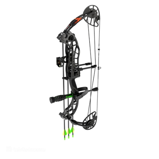 Picture of MAMBA COMPOUND PACKAGE 55LB COMPOUND BOW, BLACK - AMBIDEXTROUS - SET UP FOR LEFT HAND SHOOTER, READY TO SHOOT PACKAGE   #5304