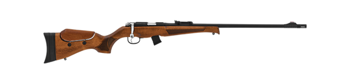 Picture of NEW CARNAGE ARMS, STINGER RIMFIRE 22LR, ELITE TIMBER 20", THREADED, 10 RND
