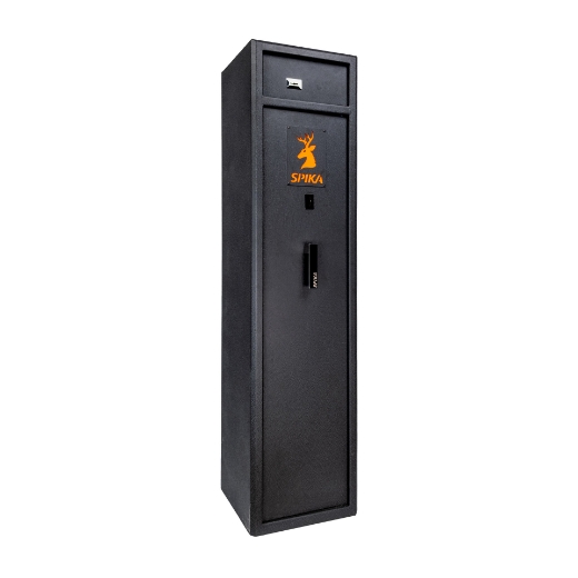 Picture of GUN SAFE UP TO 8 GUNS, KEYED, 58KG W360xD360xH1500mm, EXTERNAL TOP LOCKER, SPIKA S2N