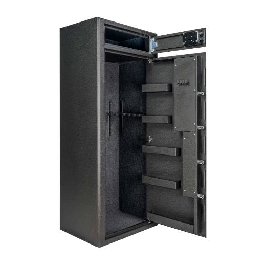 Picture of GUN SAFE UP TO 15 GUNS, KEYED, 87KG- D450xW600x H1500mm, EXTERNAL TOP LOCKER, SPIKA  #S4