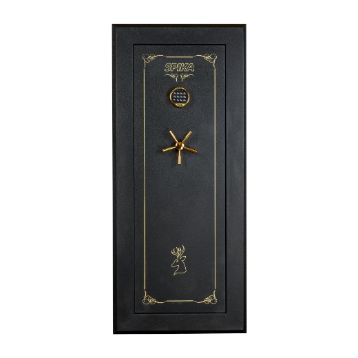 Picture of GUN SAFE UP TO 18 GUNS, KEYPAD, 153KG - W650xD450xH1500mm, INTERNAL TOP LOCKER, SPIKA SCH1