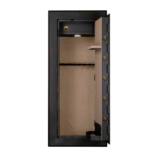Picture of GUN SAFE UP TO 18 GUNS, KEYPAD, 153KG - W650xD450xH1500mm, INTERNAL TOP LOCKER, SPIKA SCH1