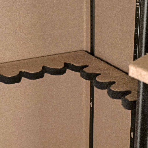 Picture of GUN SAFE UP TO 18 GUNS, KEYPAD, 153KG - W650xD450xH1500mm, INTERNAL TOP LOCKER, SPIKA SCH1