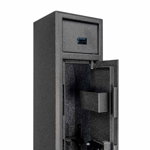 Picture of GUN SAFE UP TO 4 GUN, KEYED, EXTERNAL TOP LOCKER, 36KG- 250Wx250Dx1500H,  SPIKA  #S1