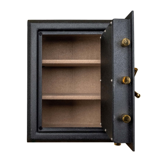 Picture of GUN SAFE PREMIUM PISTOL SAFE  68KG  450Wx400Dx550H  6mm BODY & DOORS   SPIKA #SPP1