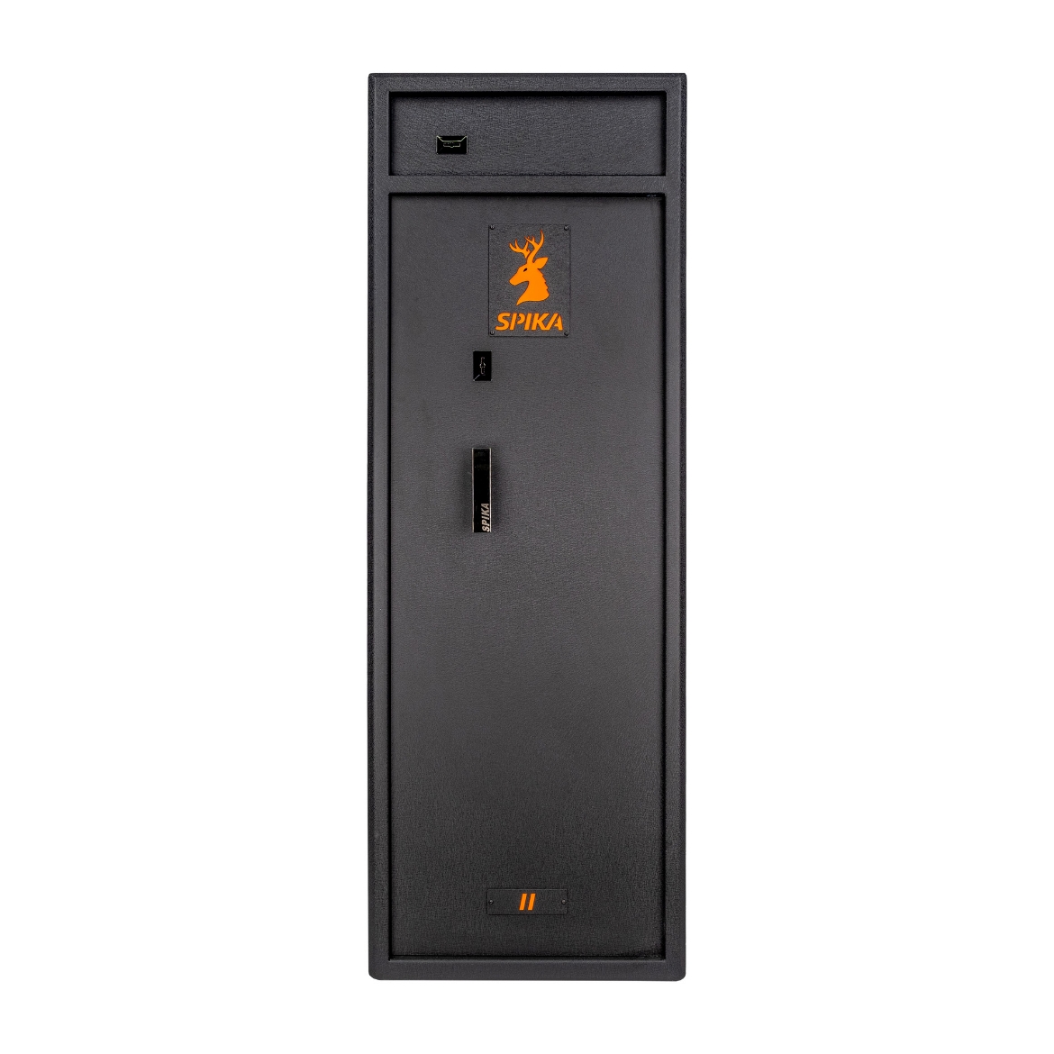Picture of GUN SAFE UP TO 12 GUNS, KEYED, 72KG  W520xD360xH1500mm, EXTERNAL TOP LOCKER,  SPIKA #S3