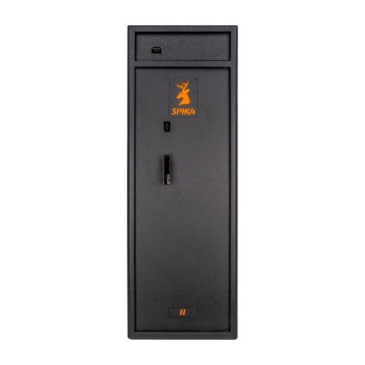 Picture of GUN SAFE UP TO 12 GUNS, KEYED, 72KG  W520xD360xH1500mm, EXTERNAL TOP LOCKER,  SPIKA #S3