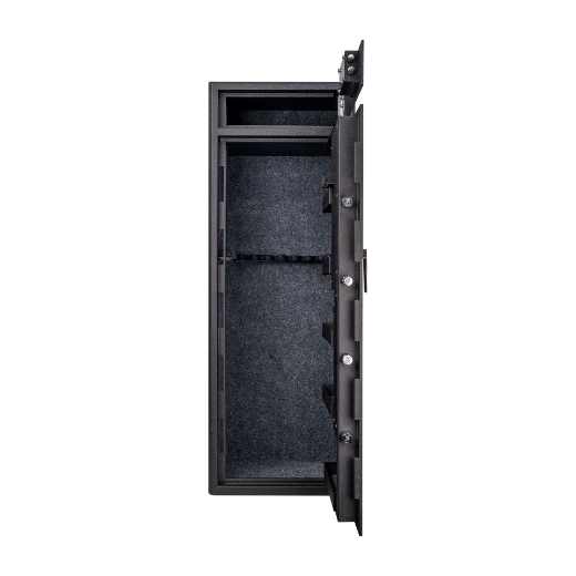 Picture of GUN SAFE UP TO 12 GUNS, KEYED, 72KG  W520xD360xH1500mm, EXTERNAL TOP LOCKER,  SPIKA #S3