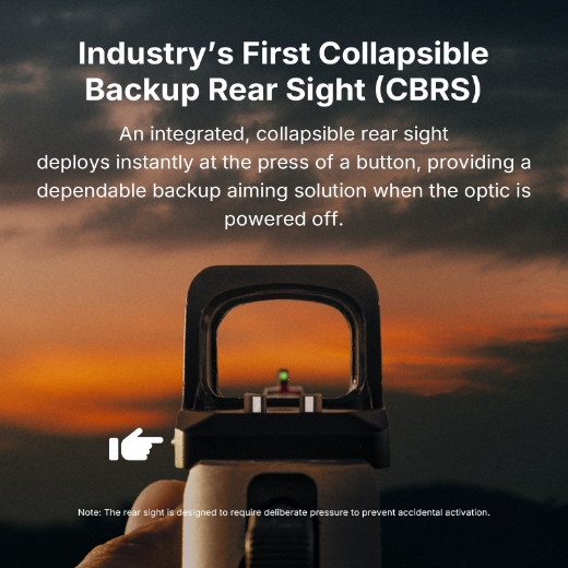 Picture of Osight XR Enclosed Red Dot Sight with Ruggedized Miniature Reflex Footprint and 2/6+32 MOA Multi-Reticle System