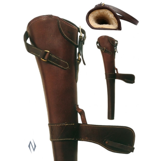 Picture of LEATHER SCABBARD DELUXE FOR LEVER GUNS  ORD RIVER