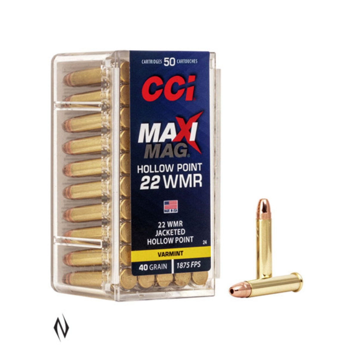 Picture of 22 MAG 40gn HP MAXI MAGNUM 1875ft/s small game, CCI C24