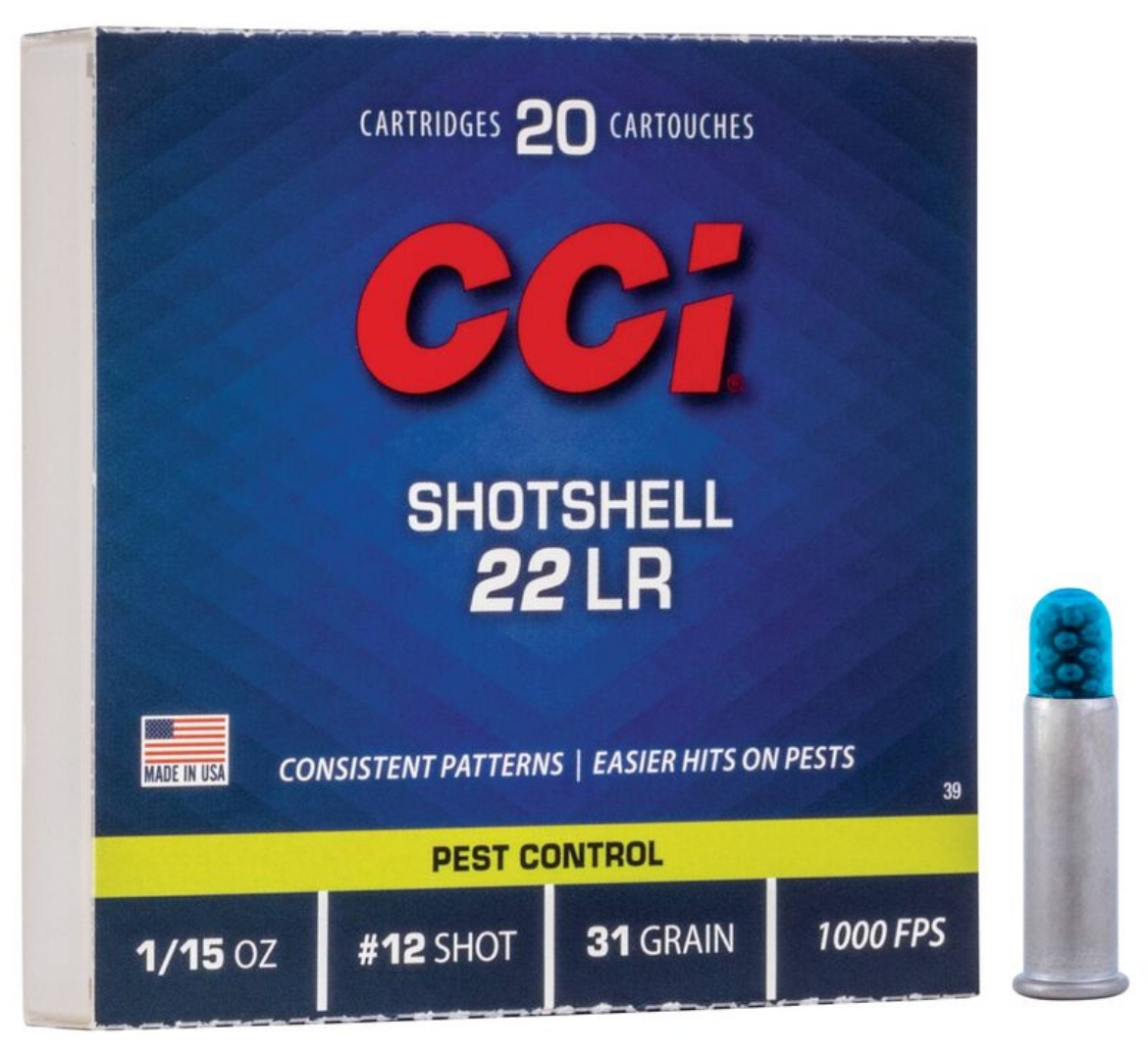 Picture of 22 LR  SHOTSHELLS,  MINI MAGS 1000fps   CCI  C39