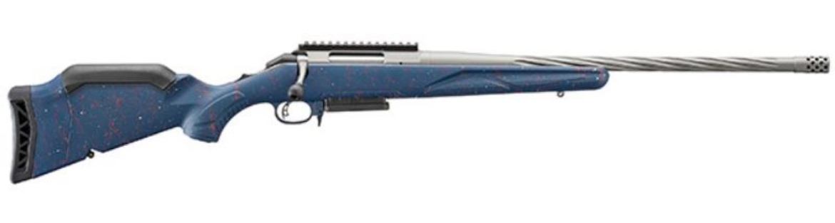Picture of NEW RUGER AMERICAN GEN II 250TH ANNIVERSARY 308WIN, BBL 20" + MUZZLE BRAKE 3 SHOT  #AMRII308250