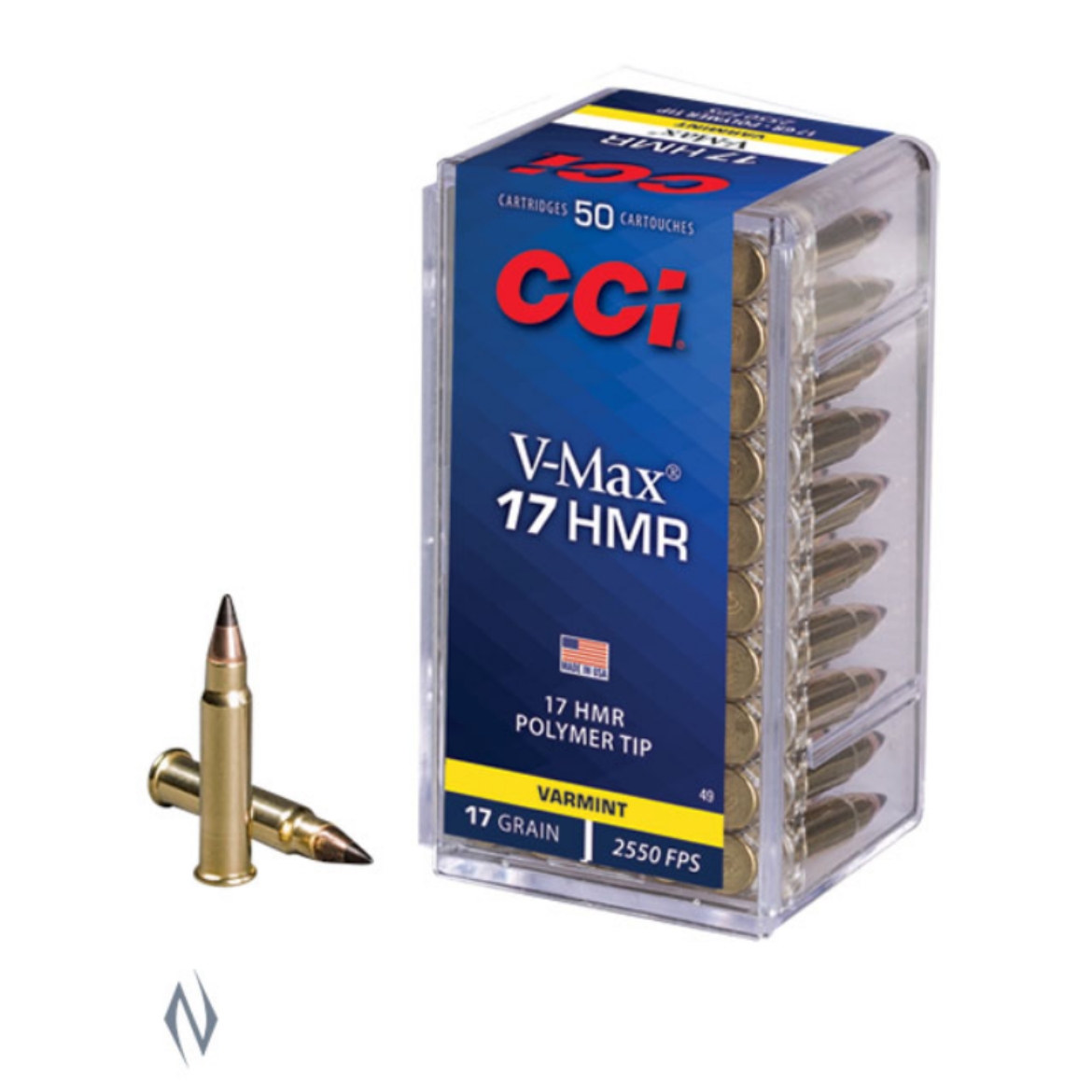 Picture of 17 HMR V-MAX 17grn 2550 FPS CCI   C49