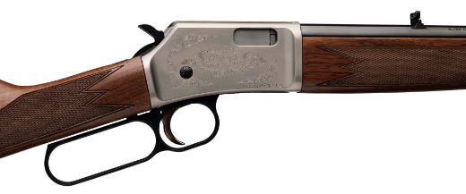 Picture of NEW BROWNING BL22 22LR LEVER GRADE 2, SATIN NICKEL BLUE / WALNUT 15X
