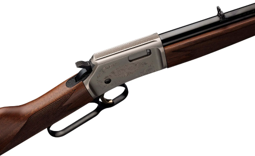 Picture of NEW BROWNING BL22 22LR LEVER GRADE 2, SATIN NICKEL BLUE / WALNUT 15X