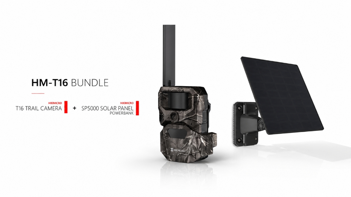 Picture of HIKMICRO T16 TRAIL CAMERA AA BATTERY - CAMERA + SP5000 SOLAR PANEL