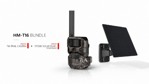 Picture of HIKMICRO T16 TRAIL CAMERA AA BATTERY - CAMERA + SP5000 SOLAR PANEL