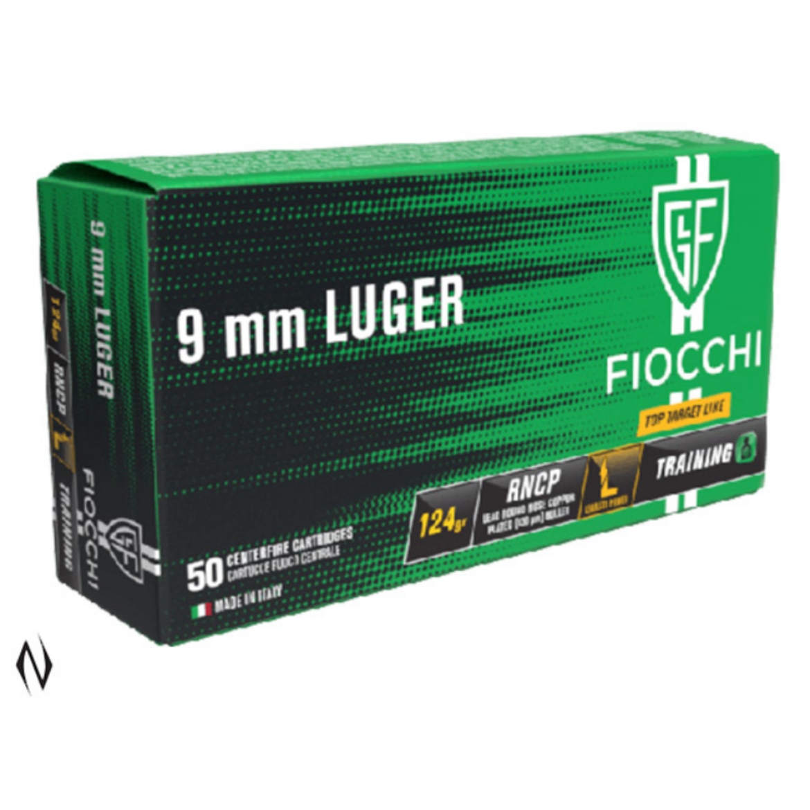 Picture of 9MM LUGER 124GR LRN CP LEAD FREE PRIMER COPPER PLATED FIOCCHI #71938300